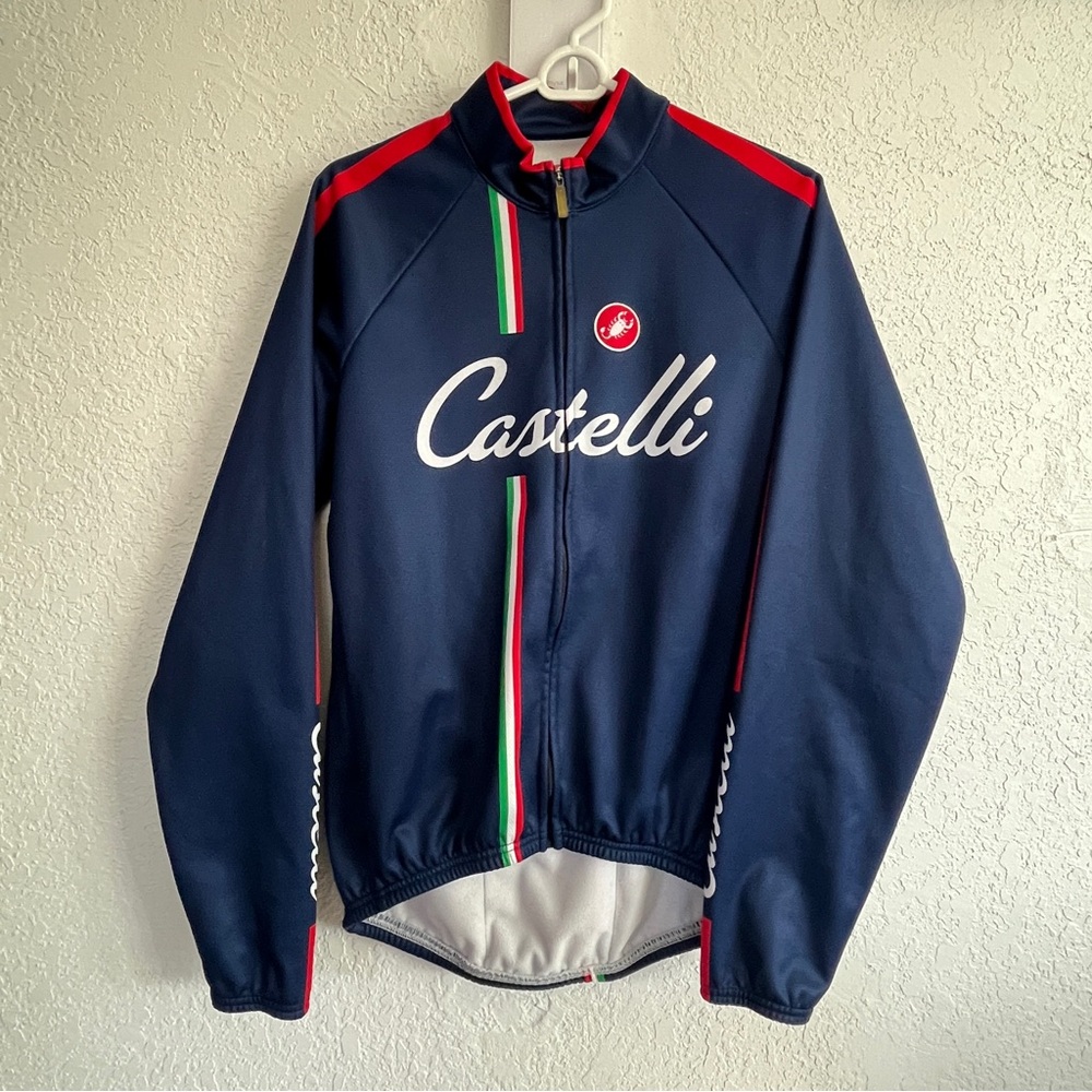 Castelli long sleeve thermal bike jersey Large